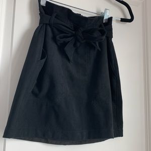 Abercrombie Faux Suede PaperBag Waist Skirt